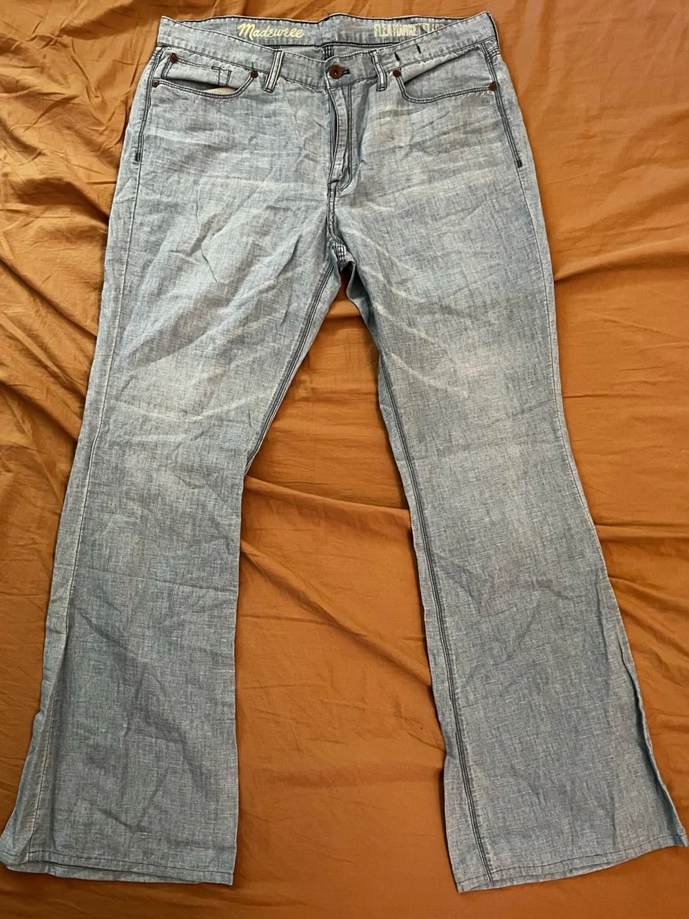 Madewell Light Blue Flea Market Flare Jeans
